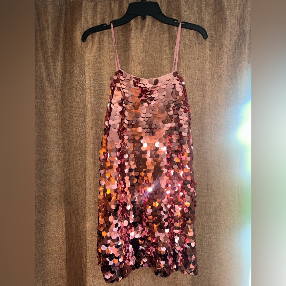 A New Day Blush Sequin Top